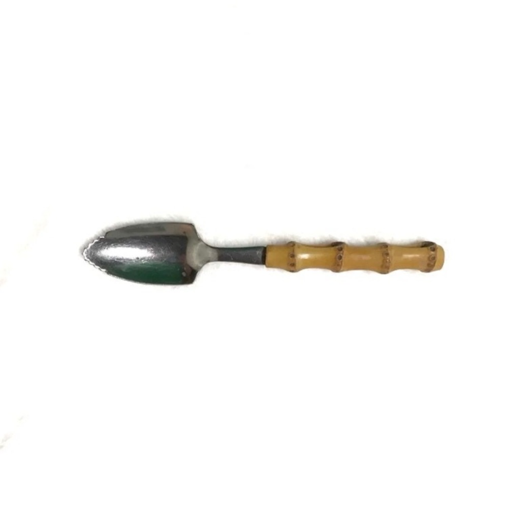 Vintage Mod Bamboo-Handle Grapefruit Spoon Japan